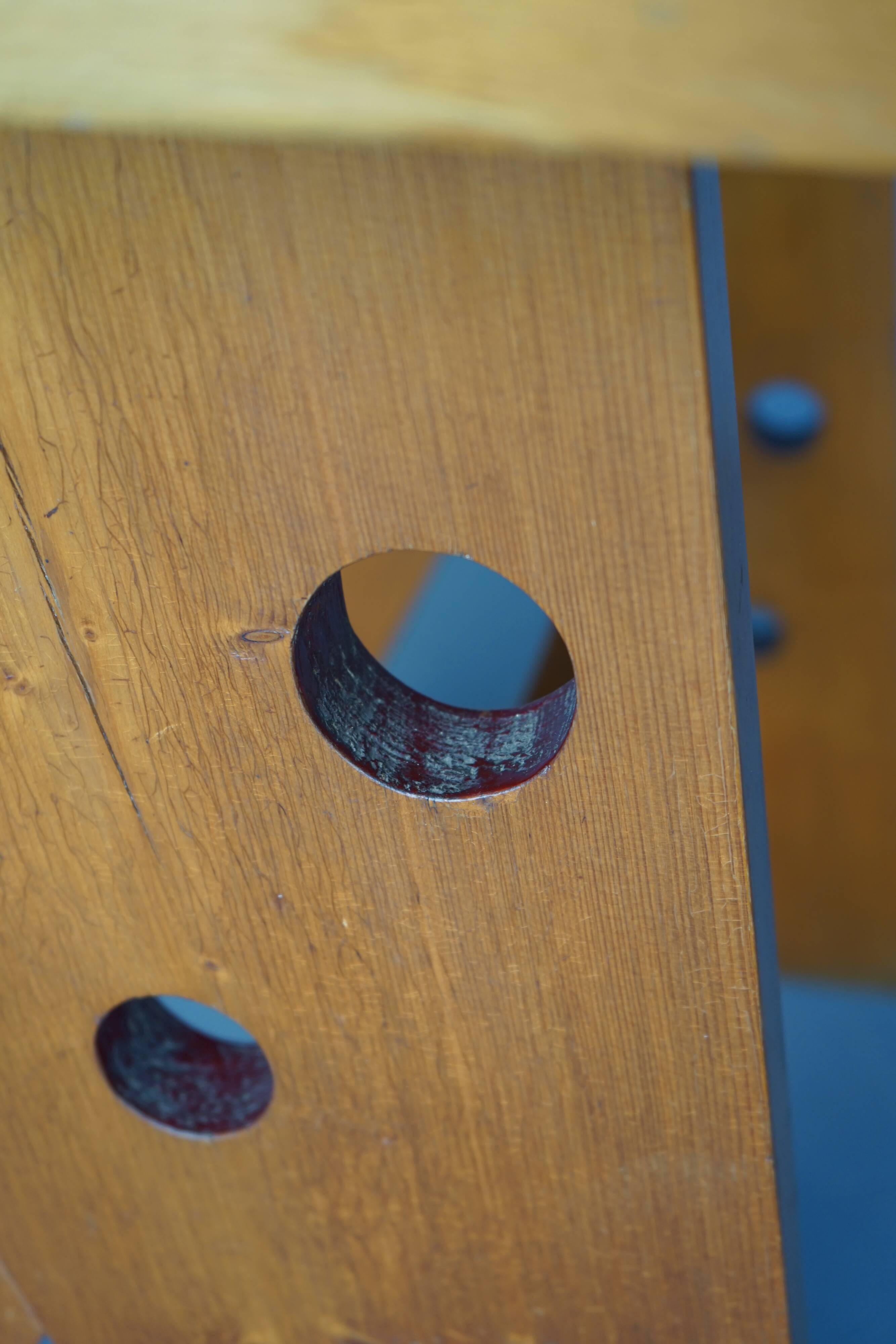 Petit bureau français vintage, années 1950