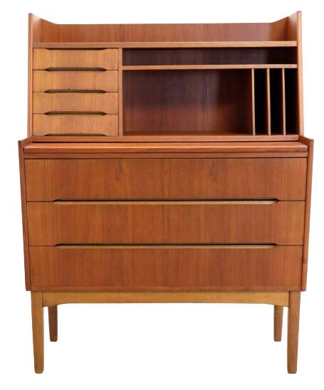 Deens design teak mid century  Secretaire 'Gilleleje'
