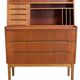 Deens design teak mid century  Secretaire 'Gilleleje'