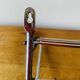 Vintage steel wall coat rack - 6 hooks