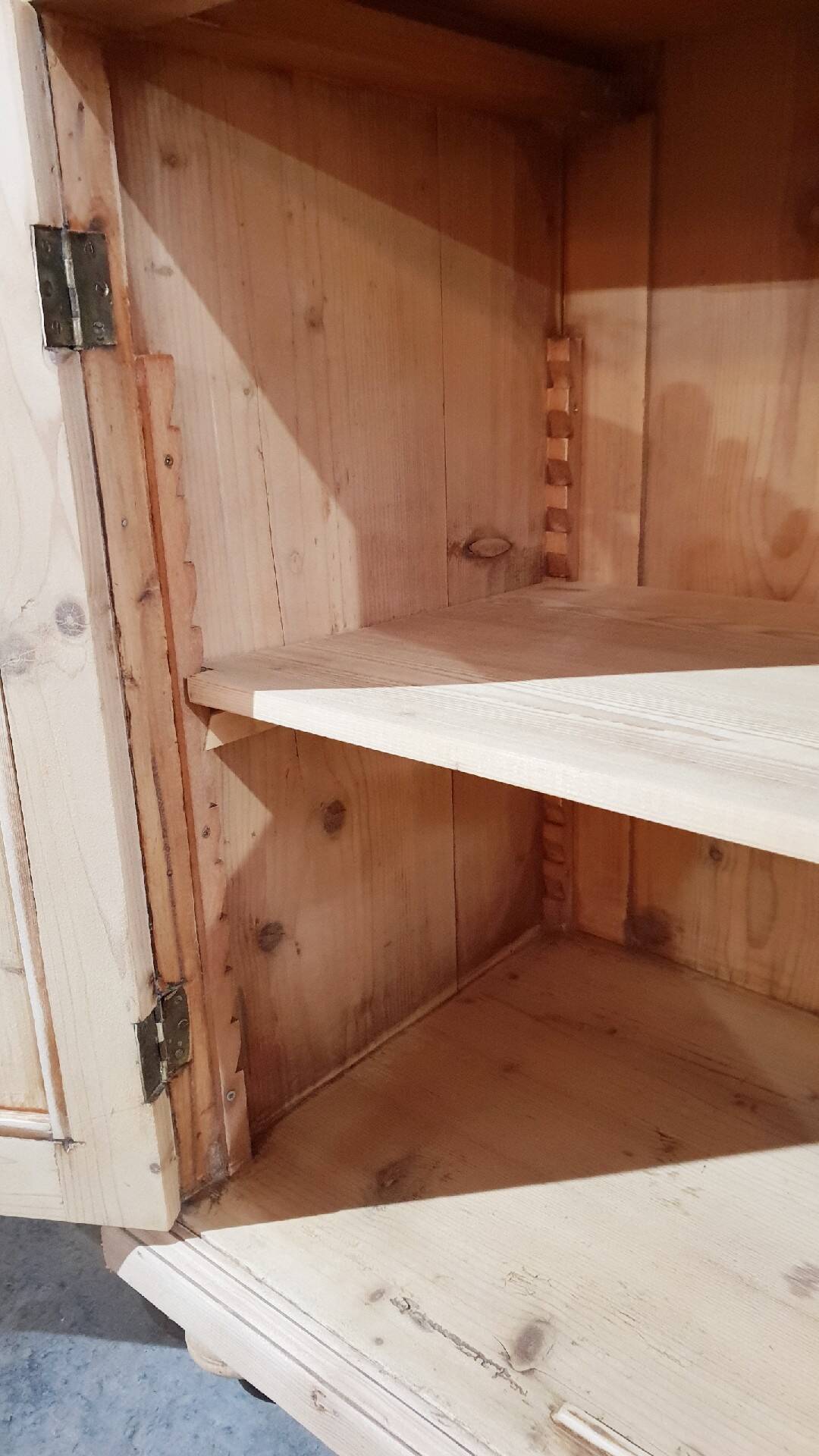 Old sideboard in two parts