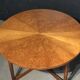 Mid-century round teak collection Starburst coffee table by Tom Robertson for McIntosh