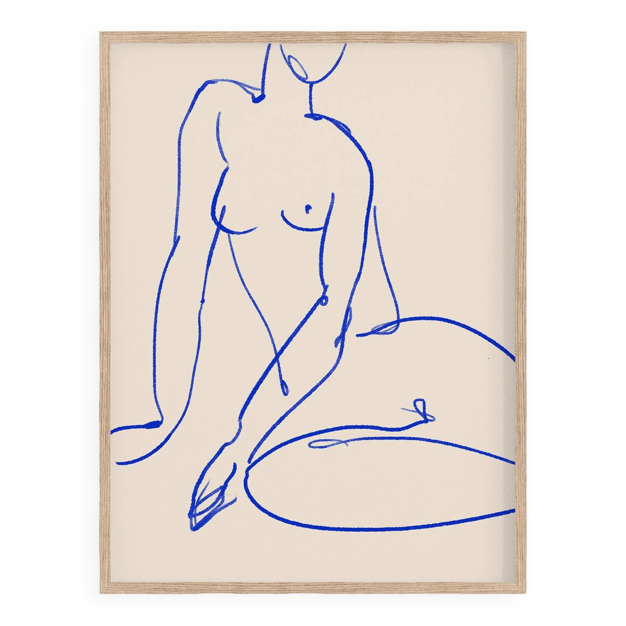 Female figure giclee art print, 50x70cm