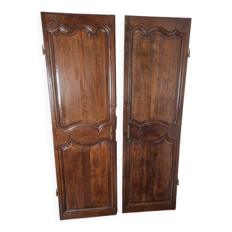 Pair of 19th century oak doors