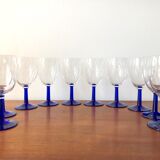 Vintage cobalt blue stemmed lenses