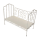 Banquette, lit en fer forgé