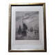 Gravure ancienne marine de Louis Timmermans