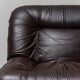 Paire de fauteuils en cuir panarea lev&lev 70s vintage
