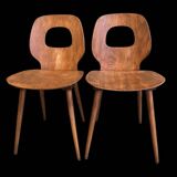 Pair of Baumann Eye Model Chairs 1950/60