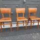 Vintage Thonet bistro chairs 1950