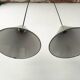 Enamelled sheet metal cone pendants