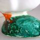 Glazed ceramic bird, signed Vallauris with bright colors