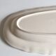 Ivory faience flat 59cm  60