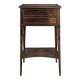 Louis XVI style bedside table in mahogany, late 19th century.