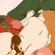 Illustration 30x40 Les Assoupis : Aurore