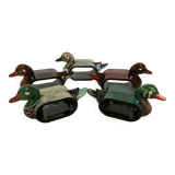 Five duck napkin rings