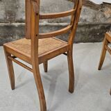 3 chaises style Pierre Cruège 1940 1950