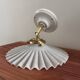 Opaline serrated wall light