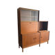 Scandinavian teak storage unit and secretary, 1960.