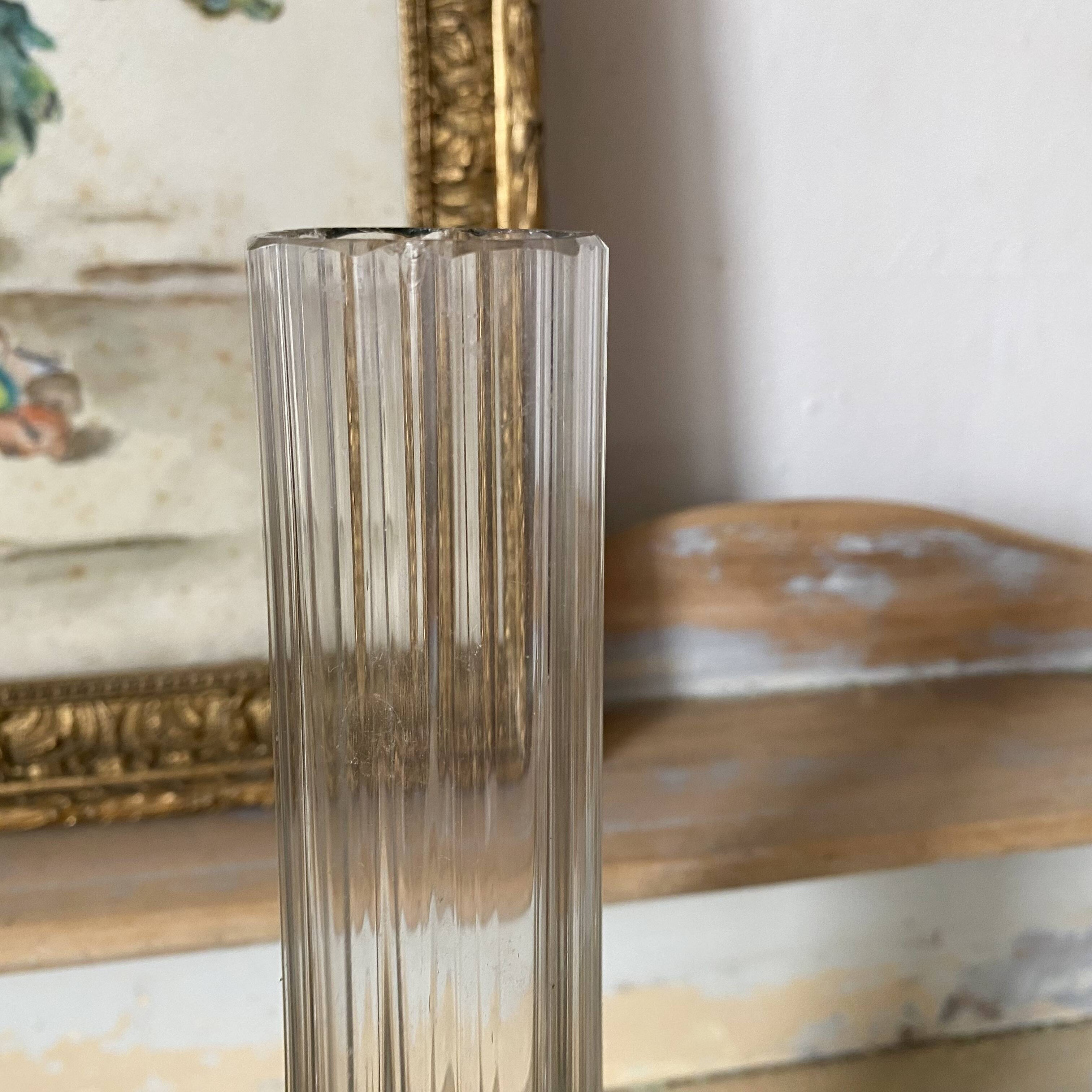 Glass soliflore vase from the 1950s-60s.