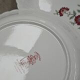 Set of 6 deep plates KG Lunéville Service Fleurs des Indes