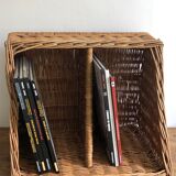 Old bakery basket, woven wicker basket