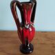 Painted vintage Vallauris ceramic vase
