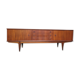 Scandinavian enfilade of the 70s, teak plated.