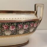 Belgian earthenware fireplace insert Boch la Louviere 1930s, 1940s