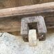 Baignoire en zinc socle bois XIXème siècle