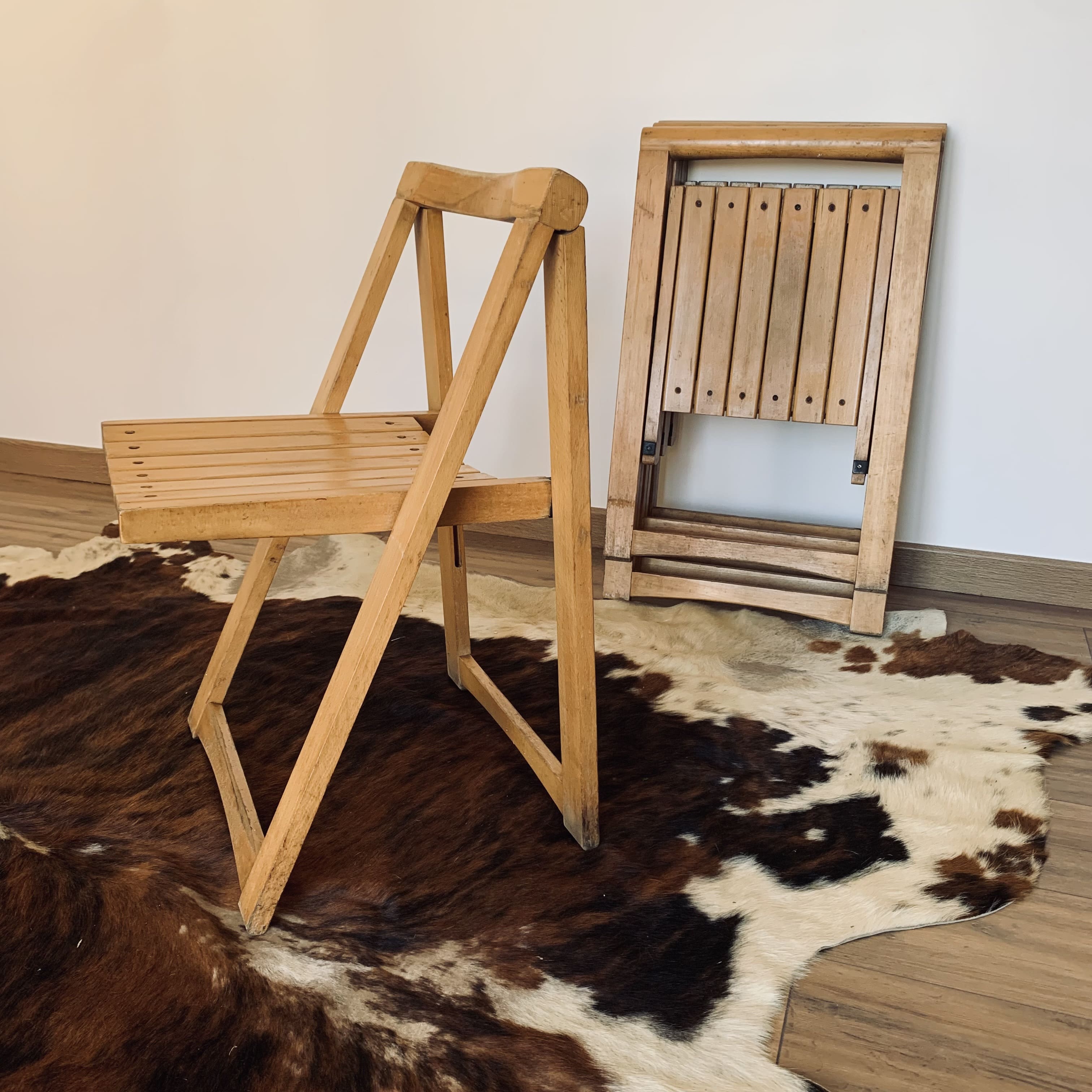 Suite de 4 chaises pliantes