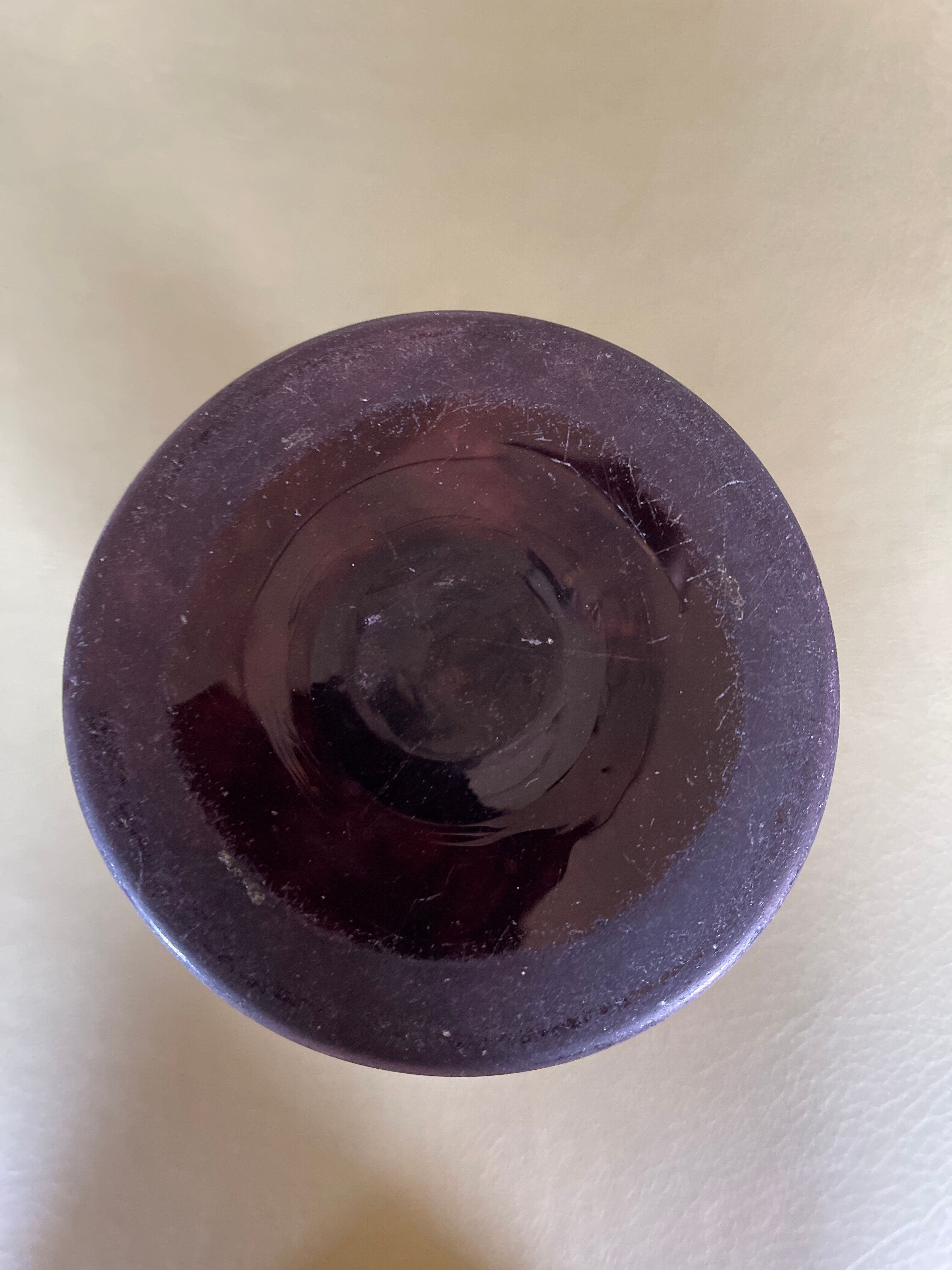 Vase cornet art déco Le verre français