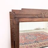Antique Art Deco trumeau mirror