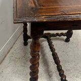 19th-century solid walnut desk.