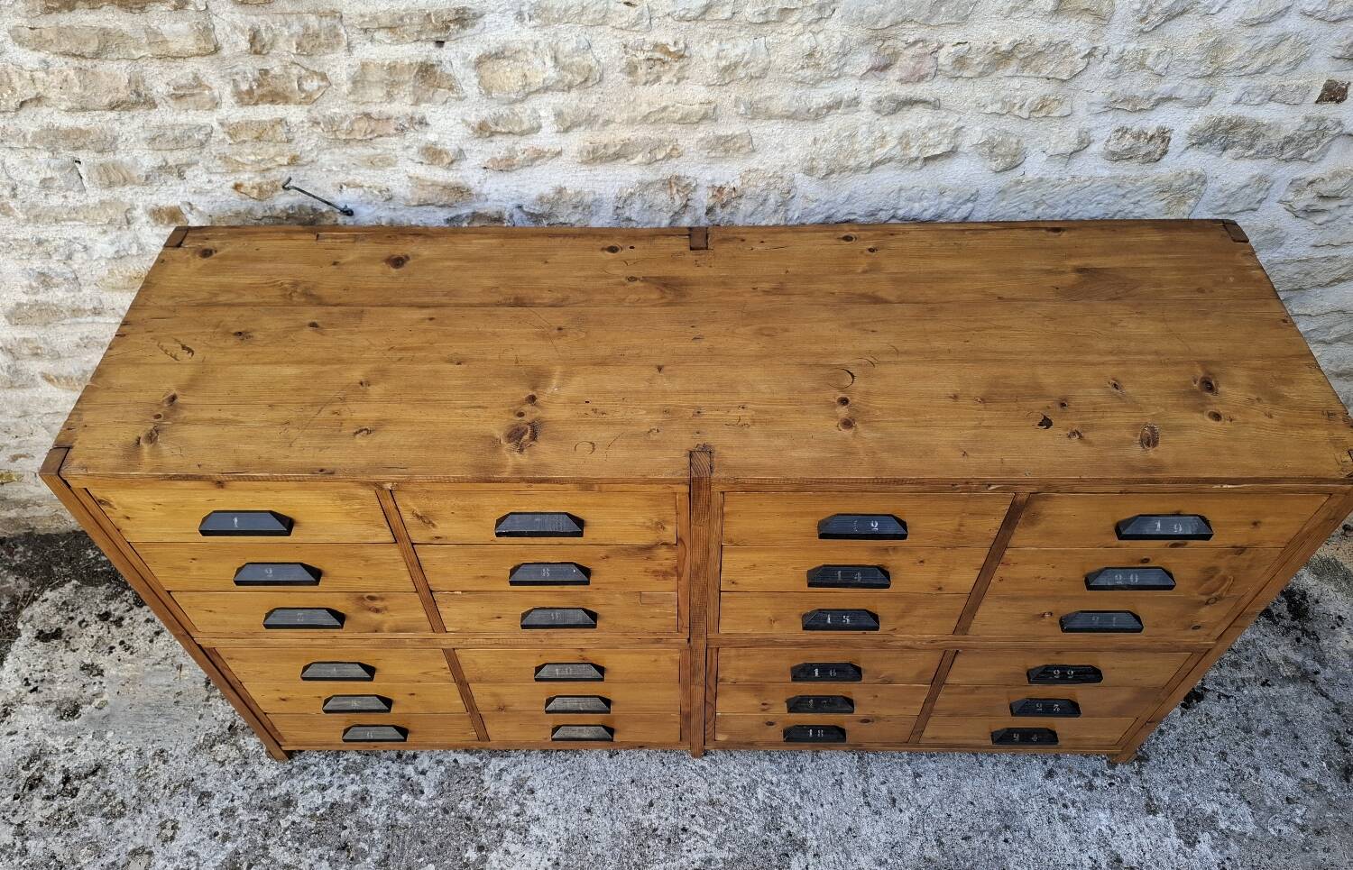 Craft cabinet with drawers