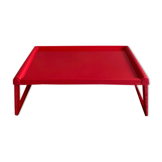 Guzzini tray red, bed tray, Luigi Massoni