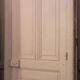 Haussmannian door 83x220 with old glazed transom frame 102x300 chassis