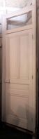 Haussmannian door 83x220 with old glazed transom frame 102x300 chassis