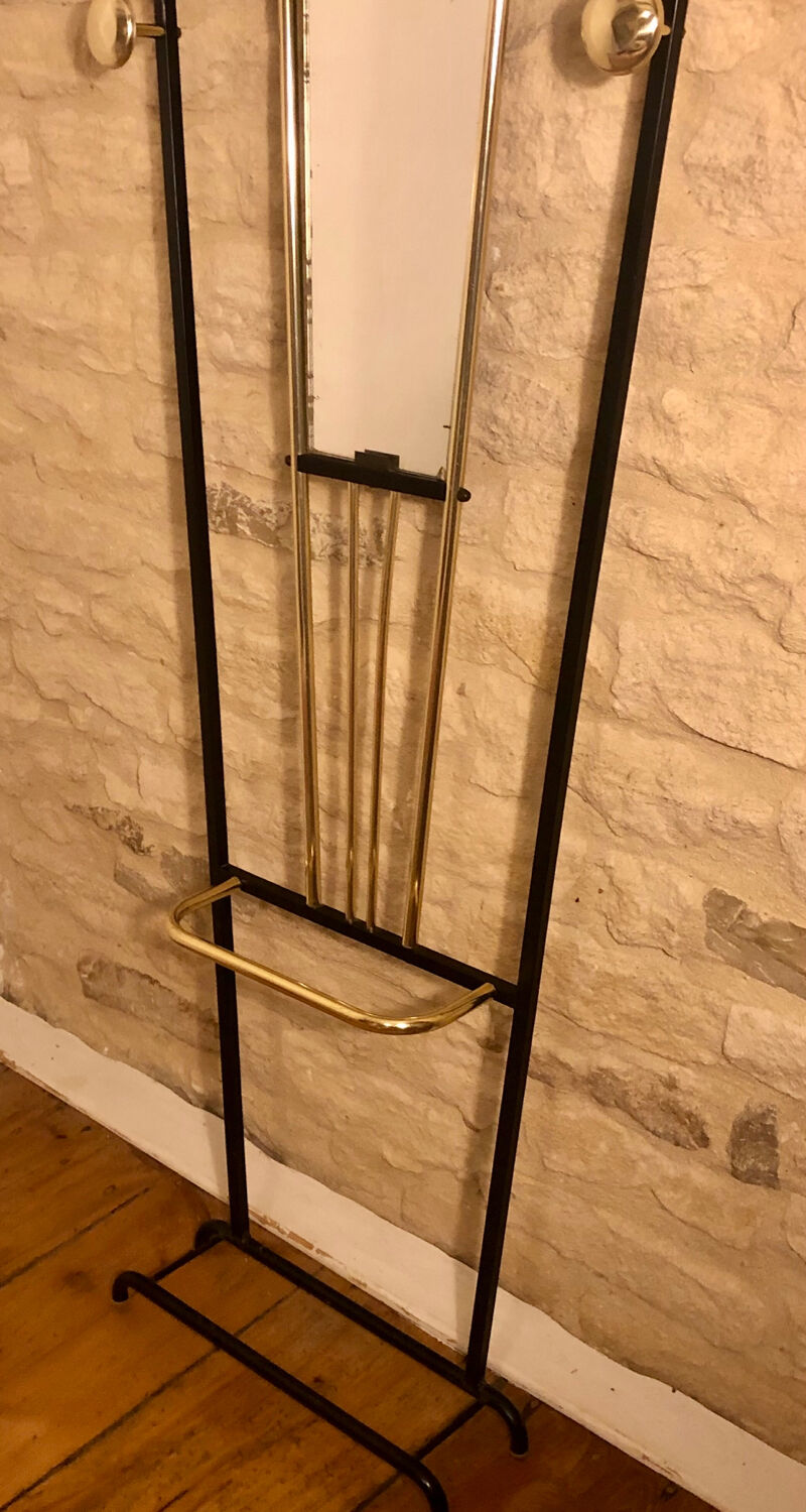 Vintage wall coat rack 1960
