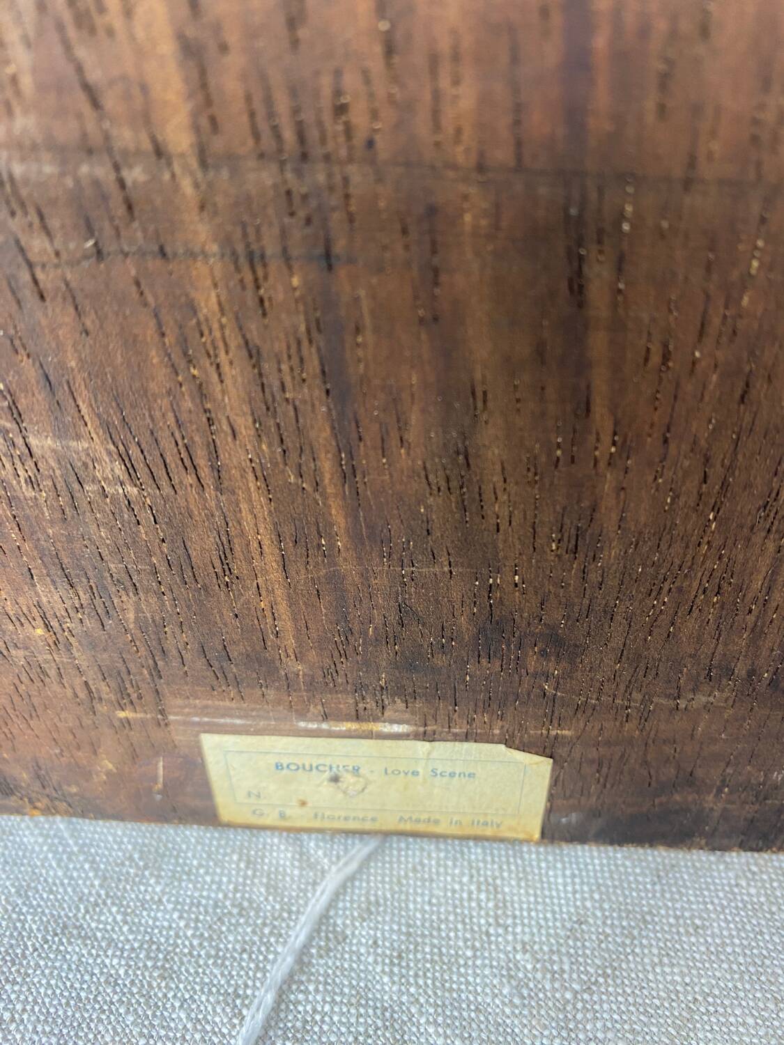 Florentine wooden triptych painting