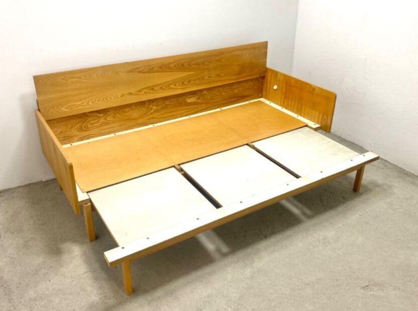 Daybed sofa bed Česky Nabytek, Vintage Czech 1960s