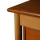 Vintage Scandinavian teak two-tone desk