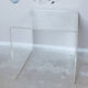 Plexiglas side table 40 x 40 x 40