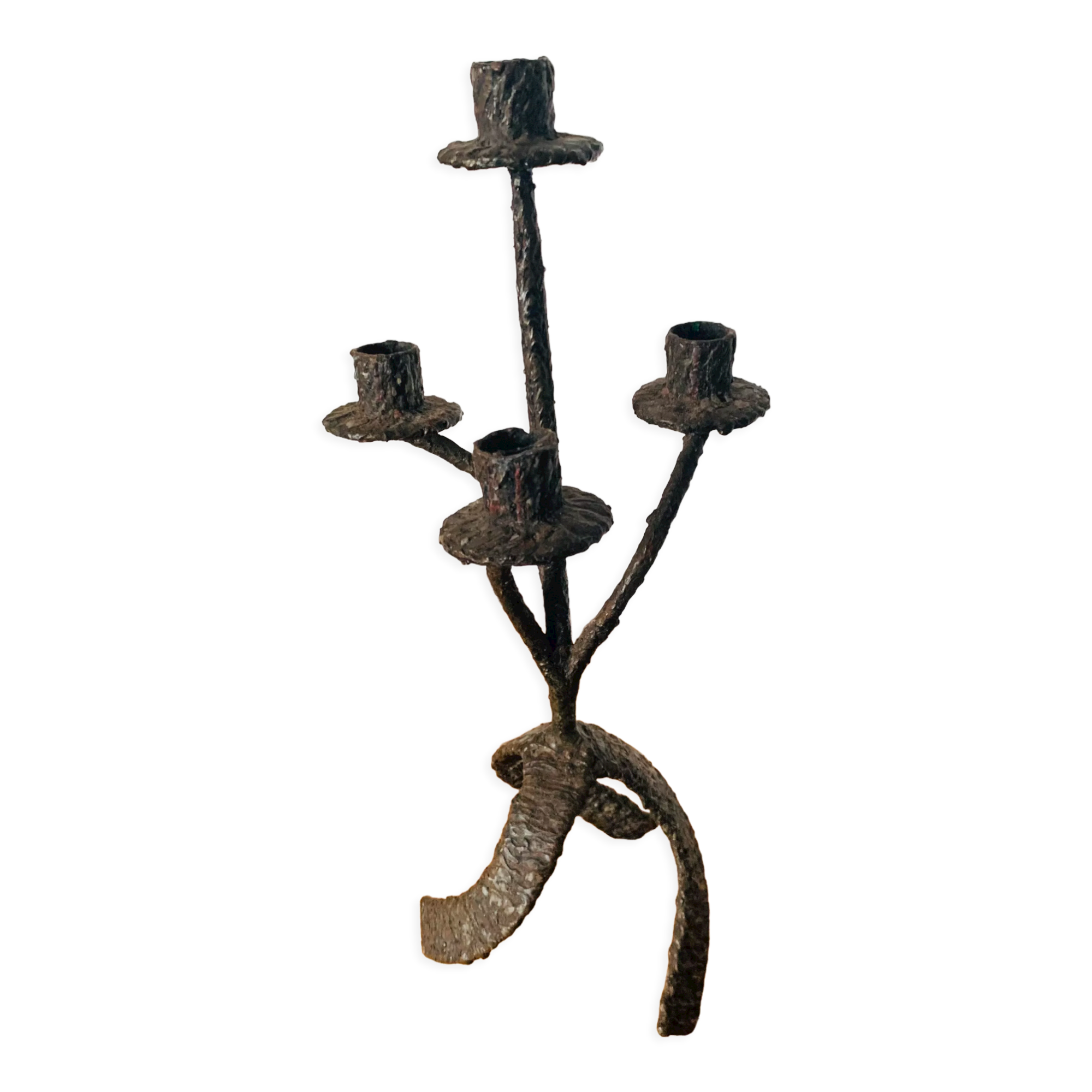 Brutalist candle holder