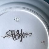 Flat plate Sarreguemines Minton
