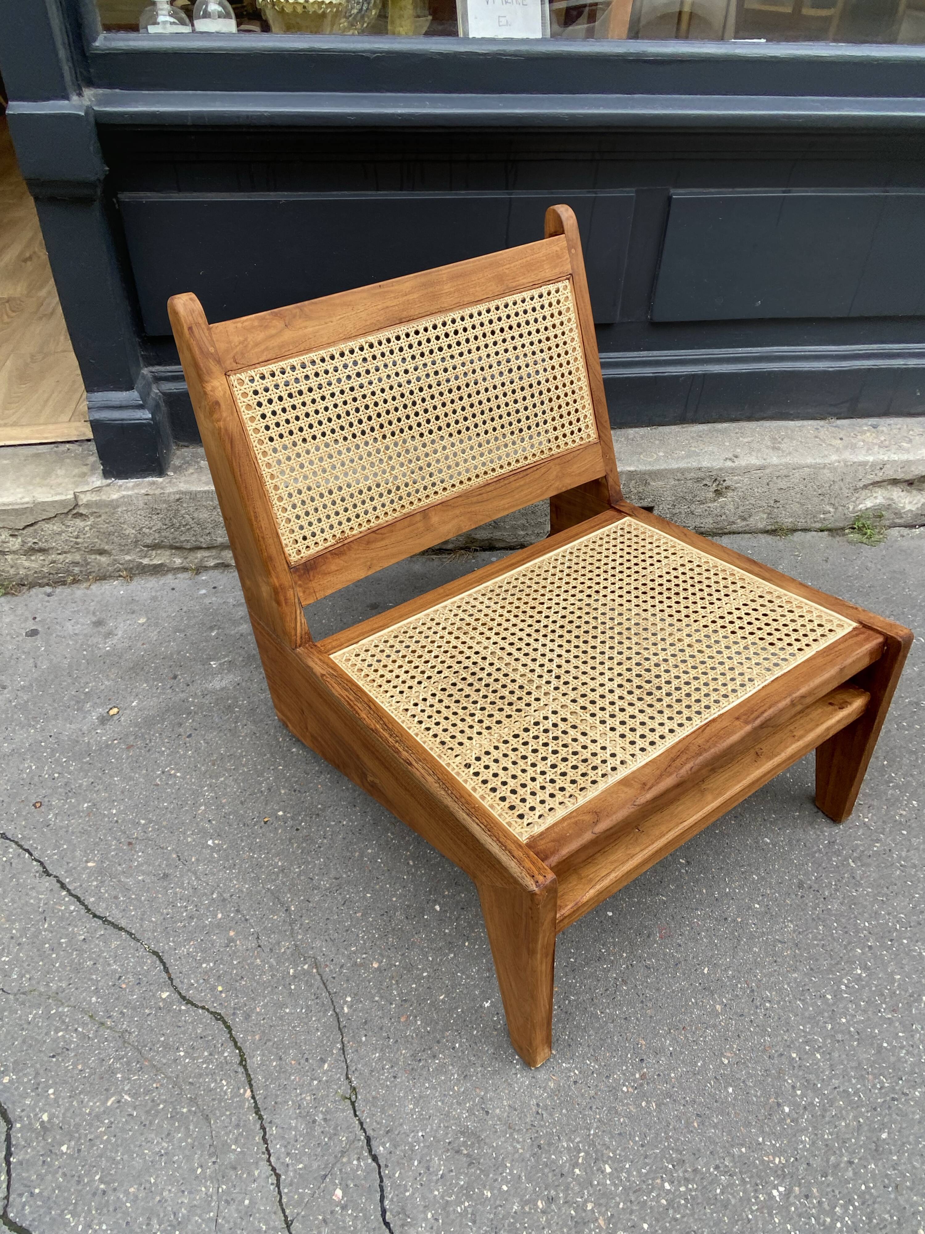 Teck and canning low chair