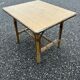 Bureau et chaise enfant en rotin