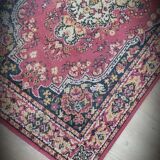 Wool and red cotton carpets