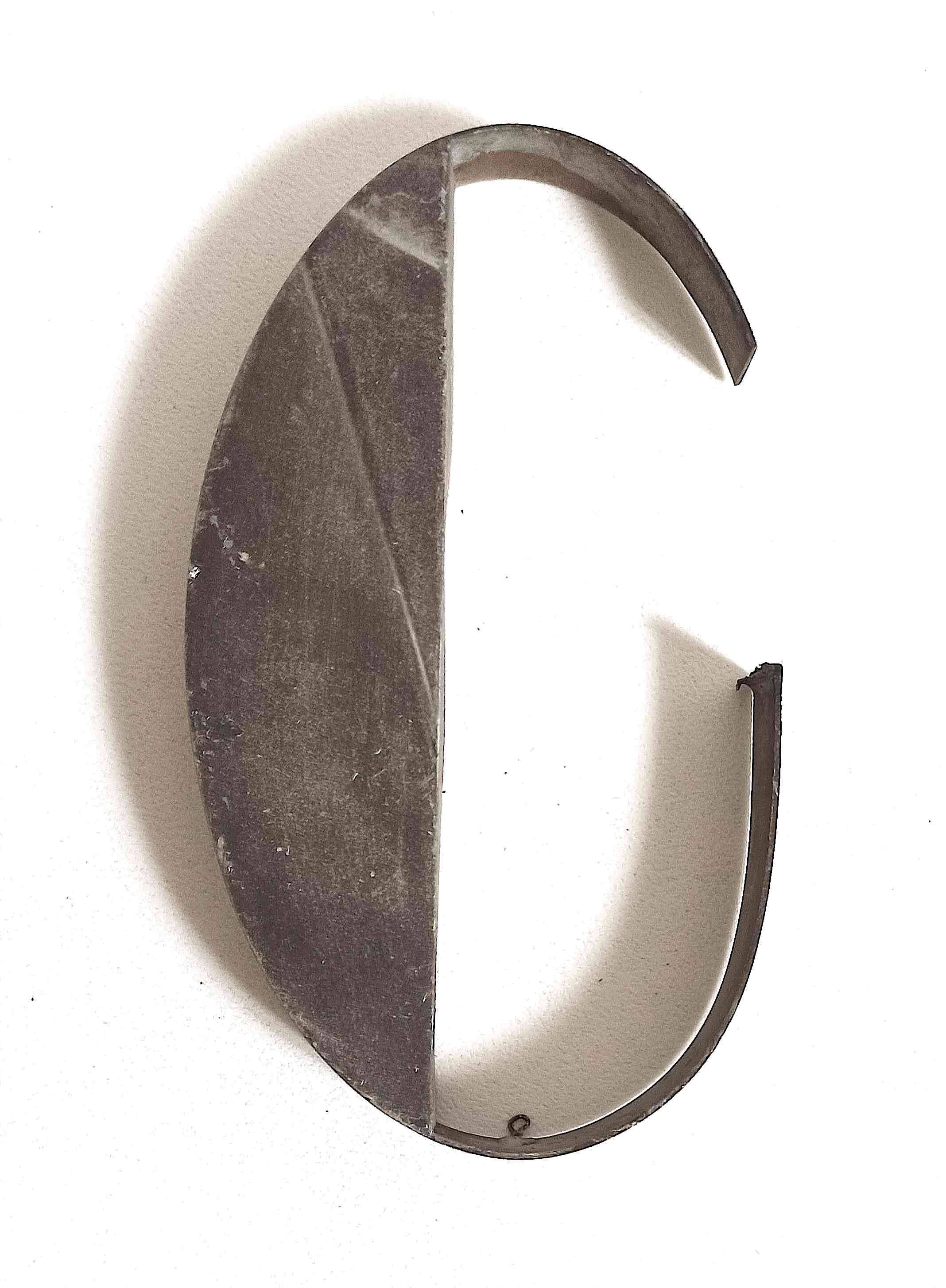 Letter A and C metal Year 30 Height 25 cm