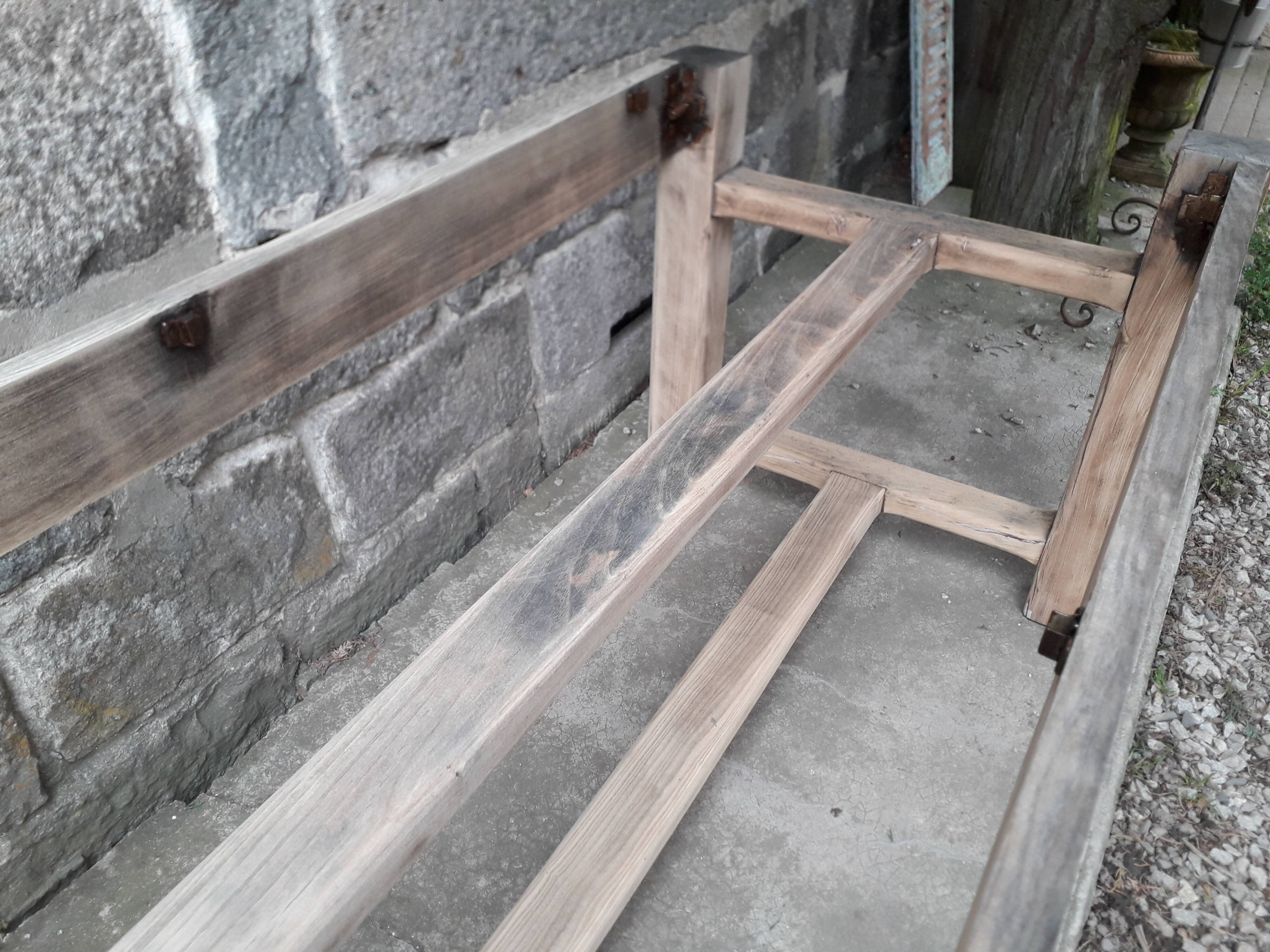 Solid oak farmhouse table, 200 cm